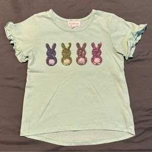 Lot of 2 Girls’ Easter Short Sleeve Tees